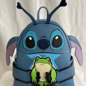 Disney Loungefly Stitch Kids Backpack - Blue